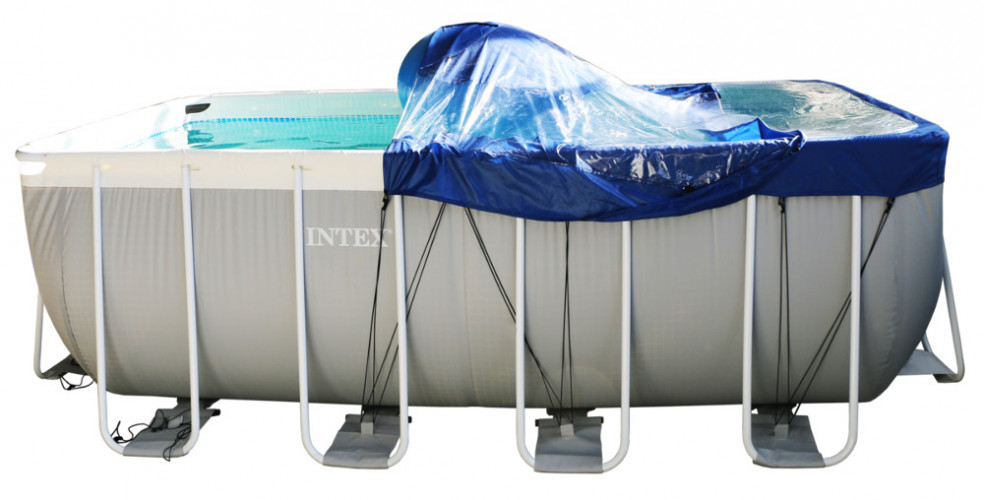 Тент для прямоугольного бассейна Intex/Bestway с надувной подушкой "Фиеста" в Нижнем Новгороде