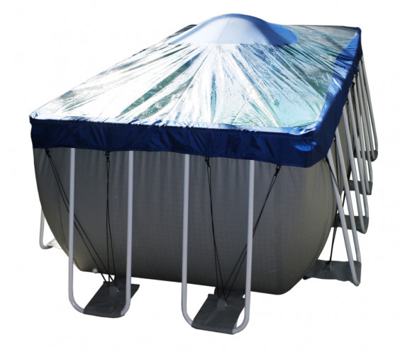 Тент для прямоугольного бассейна Intex/Bestway с надувной подушкой "Фиеста" в Нижнем Новгороде