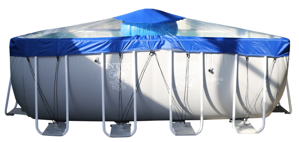 Тент для прямоугольного бассейна Intex/Bestway с надувной подушкой "Фиеста" в Нижнем Новгороде