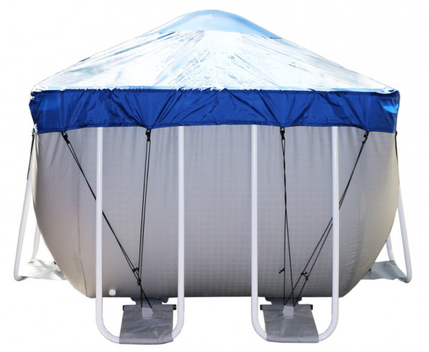 Тент для прямоугольного бассейна Intex/Bestway с надувной подушкой "Фиеста" в Нижнем Новгороде