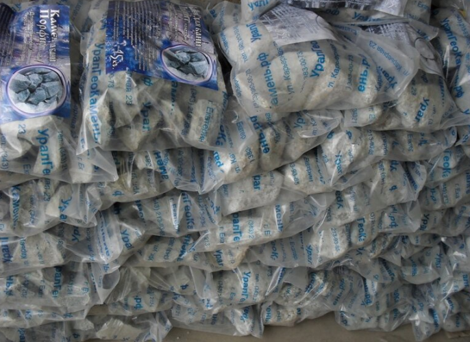 Камни для бани Порфирит Колотый 15кг в Нижнем Новгороде