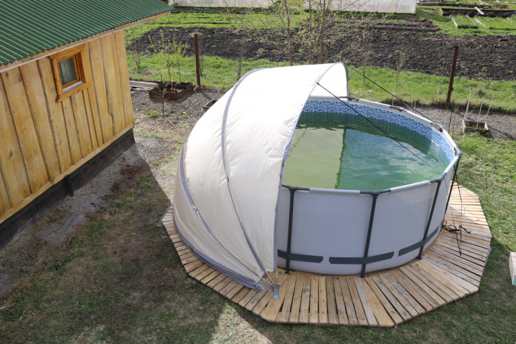 Купол-тент для бассейнов "Фиеста" КОМБИ в Нижнем Новгороде