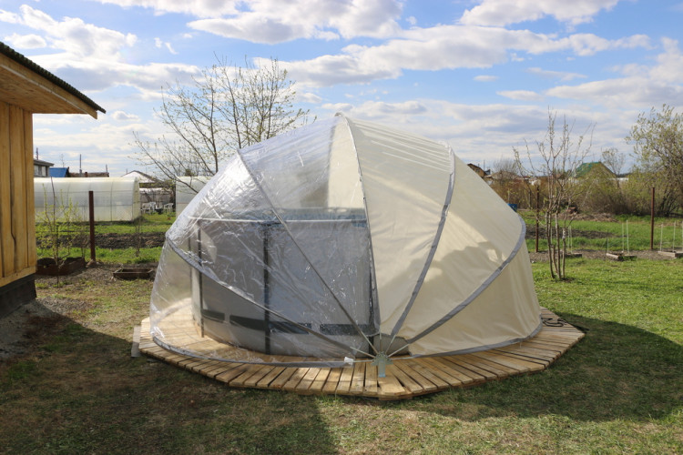 Купол-тент для бассейнов "Фиеста" КОМБИ в Нижнем Новгороде