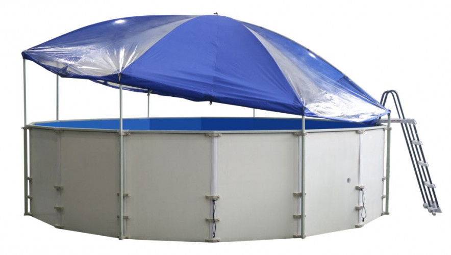 Подъемный тент-навес для бассейна "Фиеста" в Нижнем Новгороде