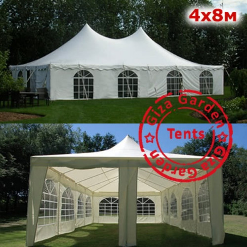 Шатер Пагода Giza Garden 4 х 8 м белый в Нижнем Новгороде