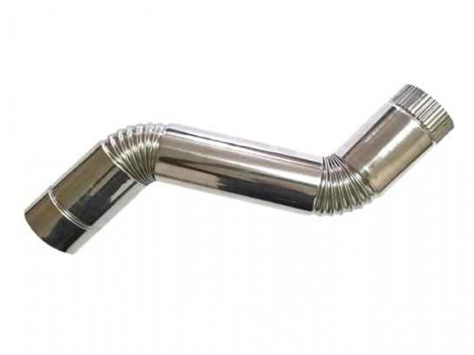 Сегмент трубы S-образный d-65 мм.(нерж.)Инвент в Нижнем Новгороде