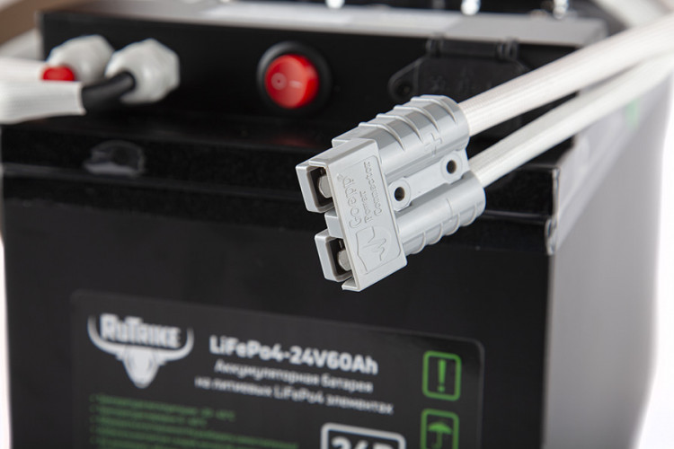Тяговый железо-фосфатный аккумулятор RuTrike LiFePO4 60V48Ah (60А) в Нижнем Новгороде