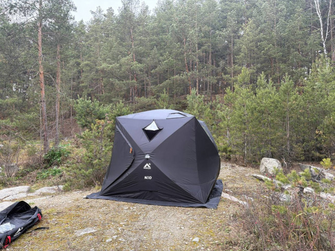 Мобильная баня-палатка МОРЖ КУБ XL NEO в Нижнем Новгороде