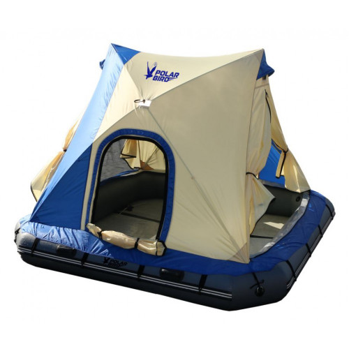 Надувной плот-палатка Polar bird Raft 260+слани стеклокомпозит в Нижнем Новгороде