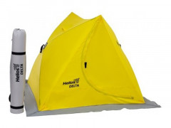 Палатка для рыбалки Helios двускатная Delta желтый
