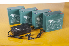 Грузовая электрическая тележка RuTrike Плита 1500 Грузовая электрическая тележка RuTrike Плита 1500