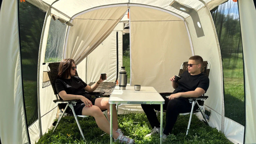 Шатер - Мобильная баня-палатка Морж Shelter XL в Нижнем Новгороде