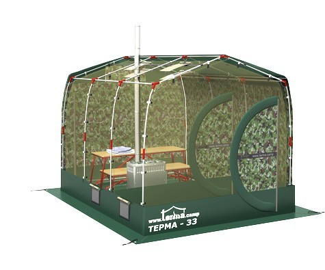 Зимняя палатка Терма-33 в Нижнем Новгороде