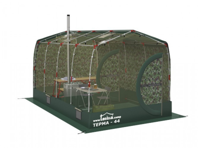 Зимняя палатка Терма-44 в Нижнем Новгороде