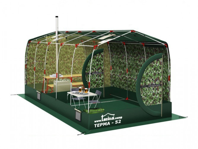 Зимняя палатка Терма-52 в Нижнем Новгороде