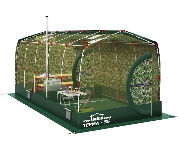 Зимняя палатка Терма-55 в Нижнем Новгороде