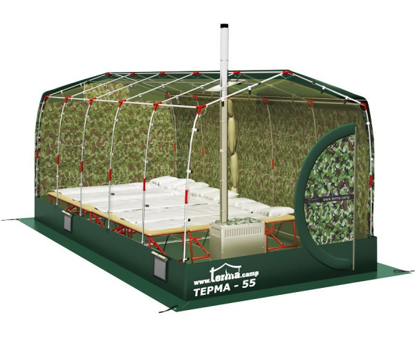 Зимняя палатка Терма-55 в Нижнем Новгороде