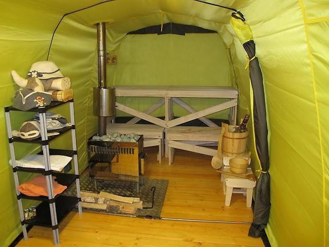 Зимняя палатка Терма-55 в Нижнем Новгороде