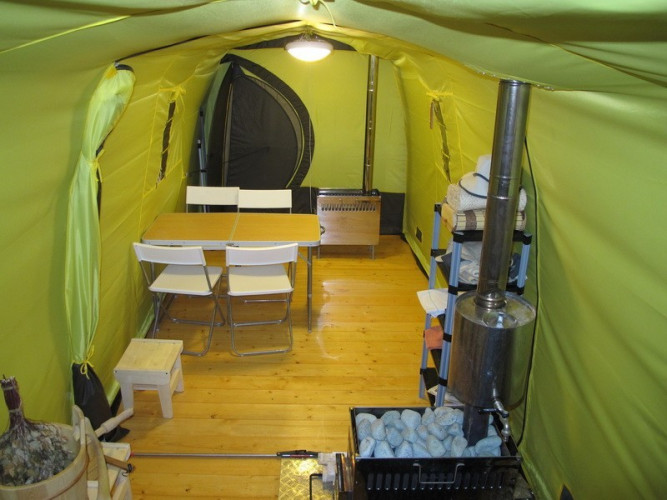 Зимняя палатка Терма-55 в Нижнем Новгороде