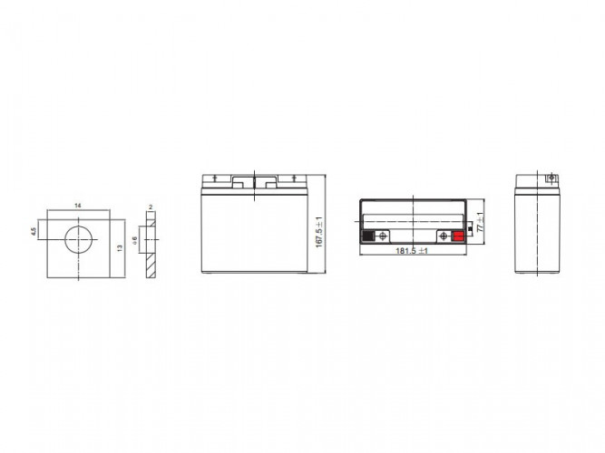 Аккумулятор Leoch DJW 12-18 (12 В, 18 Ач) в Нижнем Новгороде