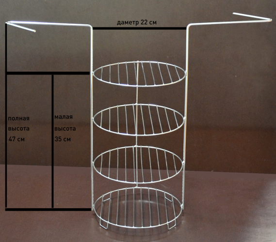 Этажерка 4-х ярусная средняя в Нижнем Новгороде